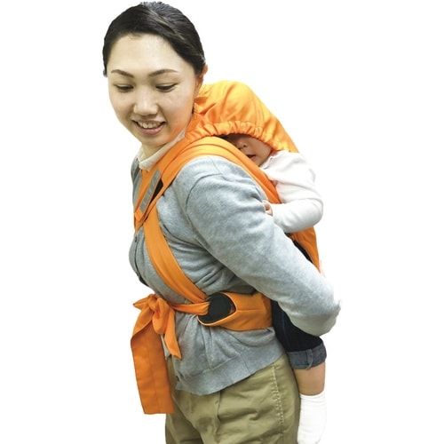 避難くん 避難用1人抱きひも式キャリー オレンジ