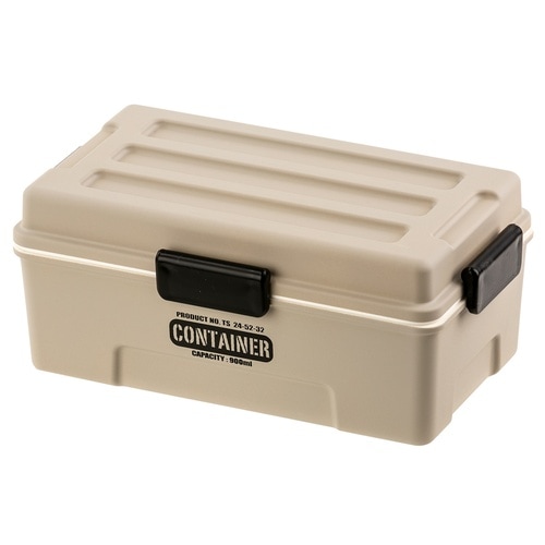 弁当箱 1段 900ml ベージュ