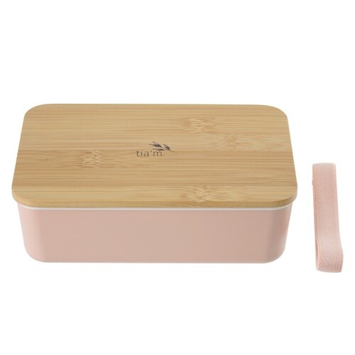 弁当箱 tiam 1段ランチ サーモンピンク