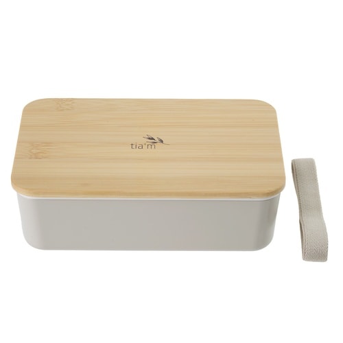 弁当箱 tiam 1段ランチ グレージュ