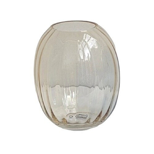 花瓶 GLASS FLOWER VASE アンバー