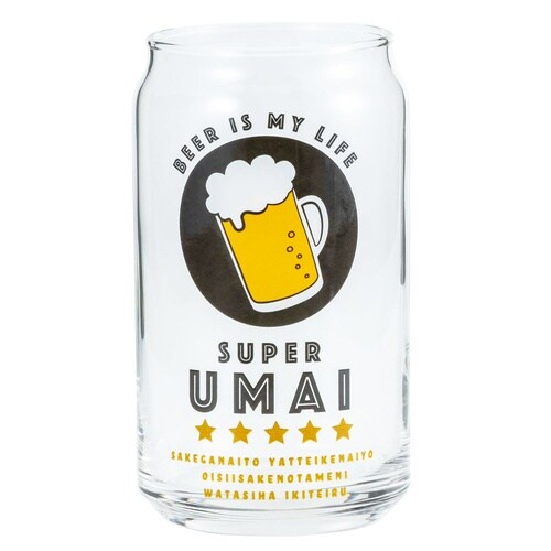 缶型グラス 360ml SUPER×UMAI