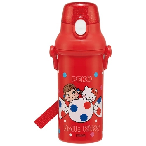水筒 抗菌直飲プラボトル PEKO × キティ
