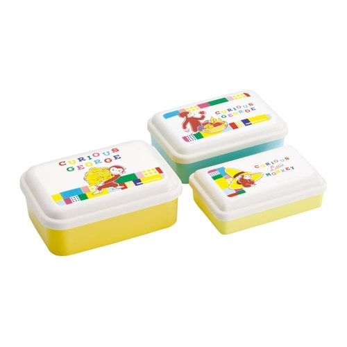 弁当箱 入れ子式シール保存容器3P ジョージ