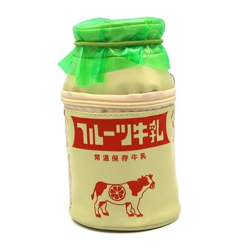 ペンケース みみちゃん堂 牛乳瓶ポーチ フルーツ