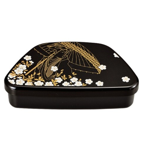 富士おにぎり弁当 460ml 蒔絵 傘の女
