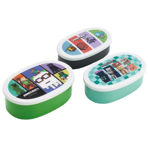 お弁当箱 シールボックス 3個セット マイクラ