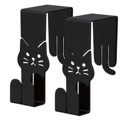 キッチンフック セット 2個組 NEKO ブラック