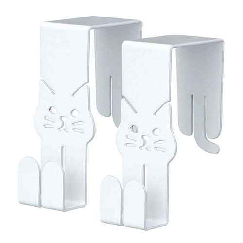キッチンフック セット 2個組 NEKO ホワイト