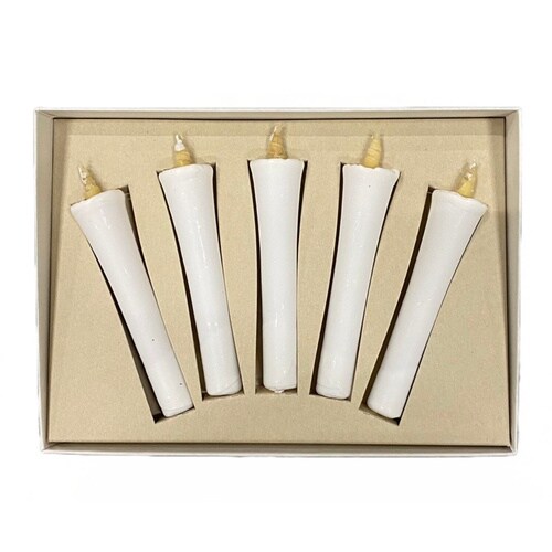和ろうそく 2号 5本入り 箱入り 仏具 白