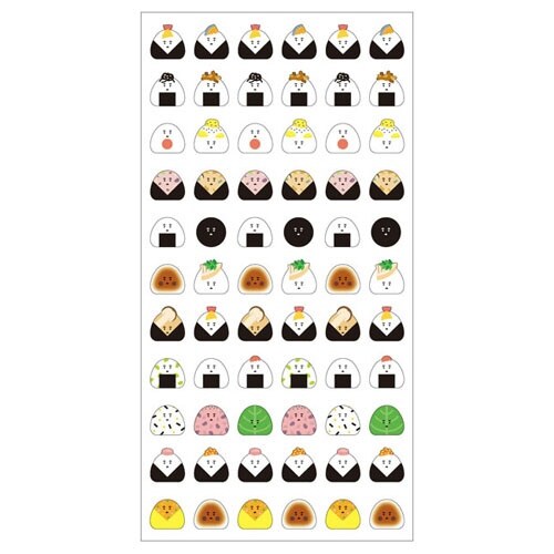 プチプチシールオムスビ×15