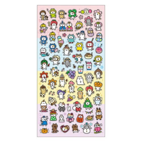 プチプチシールプチプチネコチャンノイ×20