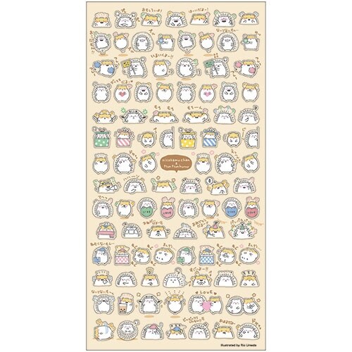 プチプチシールプチプチニコハムトハリ×20