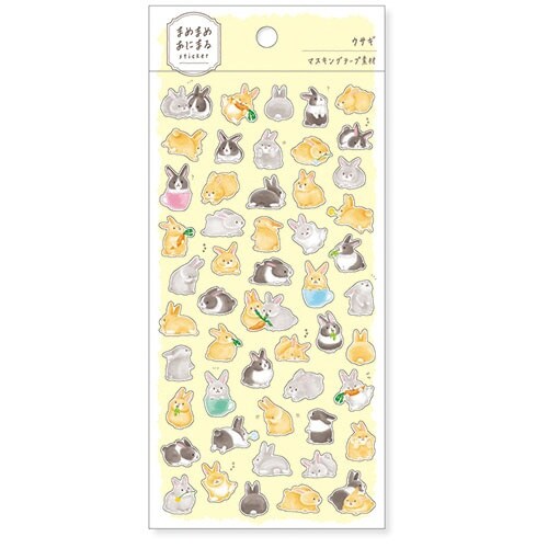 シールウサギ×15