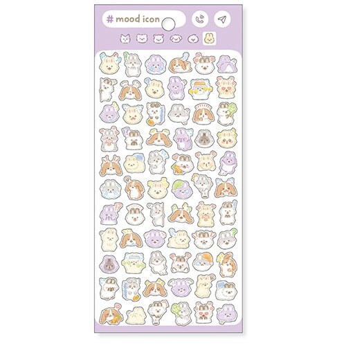 シールウサギ×15