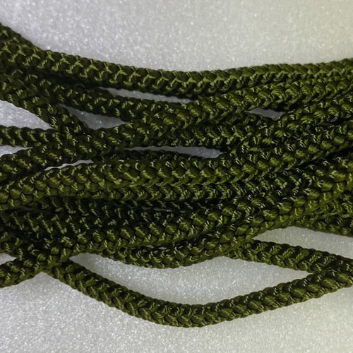 江戸打紐 太(5mm幅) 抹茶 5m
