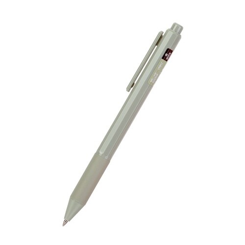 ゲルインクボールペン黒0.5mm角型L緑×10