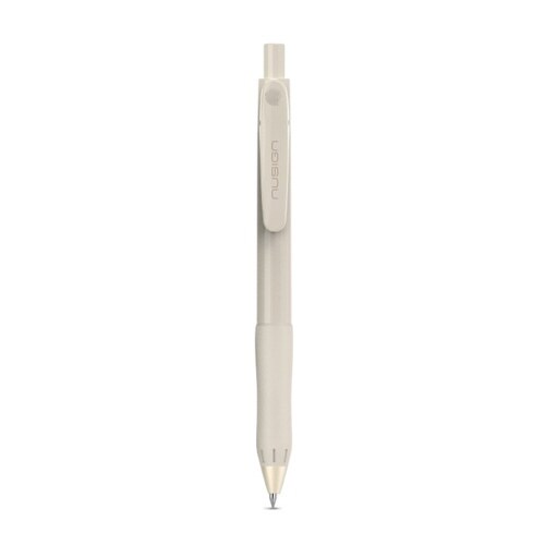 ゲルインクボールペン黒0.5mmグリップBE×10