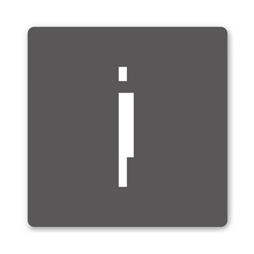 室名札 白マットアクリル150角 会社向