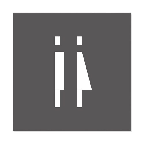 室名札 アルミ板150角 会社向け Da