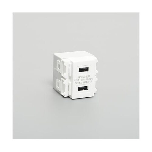 埋込USB給電コンセント白 A200W