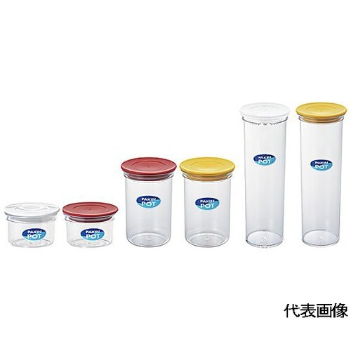 パッキン付ポット 1039R レッド
