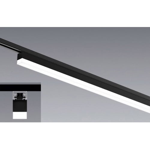 配線ダクト用LEDベースライト ブラック