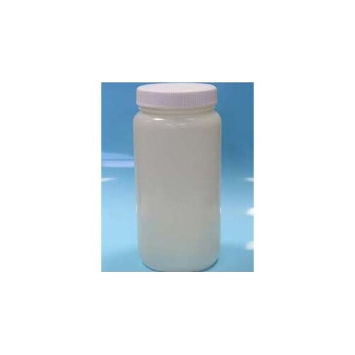液体用・粉末用 蓋付き口広ボトル(白色)
