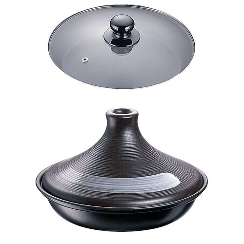 ATZ0301IHタジン鍋19cm 茶
