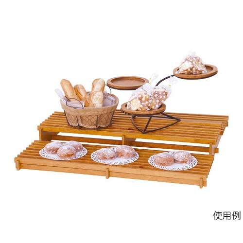 ひな壇ディスプレイ什器(両面タイプ/メー