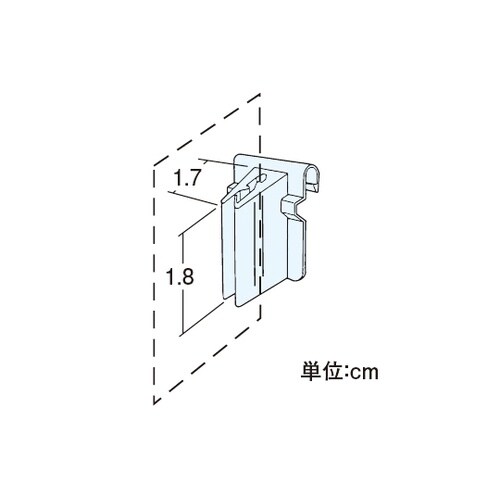 543−66 レールPOPホルダー