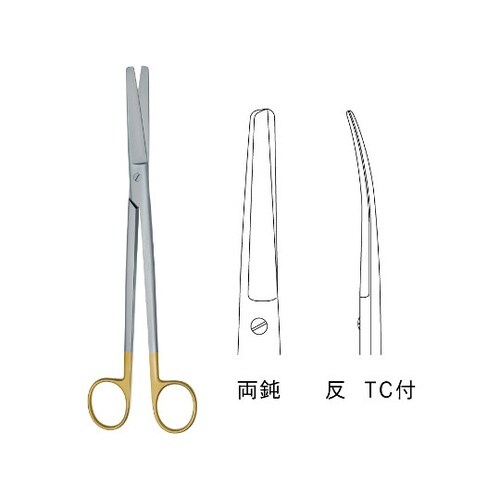 JA06−0712 シムス婦人科用剪刀
