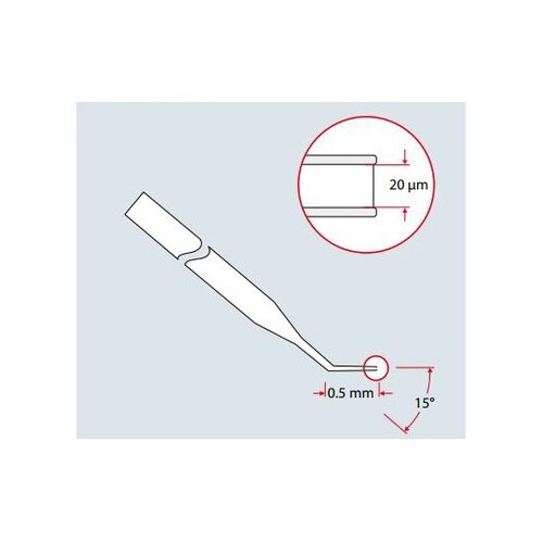 生検用チップII 内径 20μm, 外径