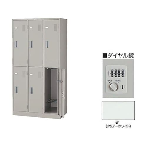 LK6ND−W6人用ロッカーダイヤル錠