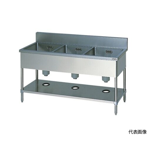 BS3156 三槽シンク ホース付