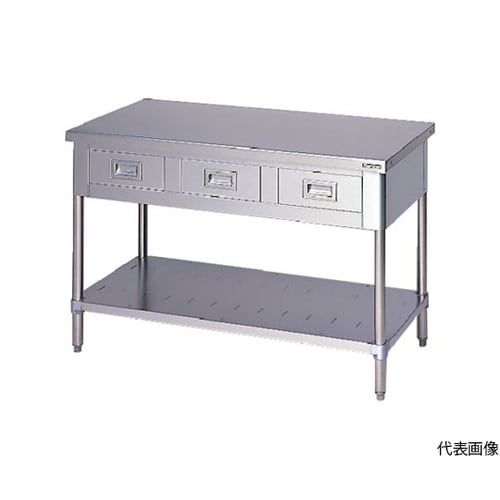 BWD156N 調理台 引出しスノコ板付