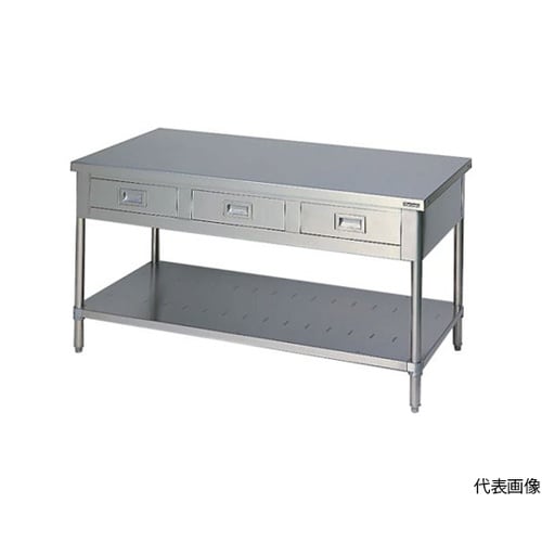 BWD157N 調理台 引出しスノコ板付