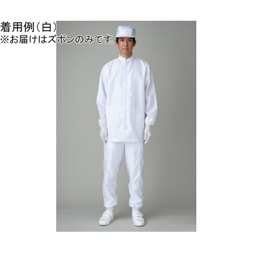 7206B 上下服 ズボン 白 M