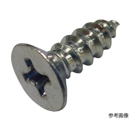 皿頭タッピングねじ 鉄 三価クロメート