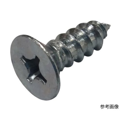 皿頭タッピングねじ 鉄 ユニクロ 4×6