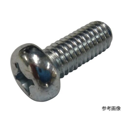 ナベ頭小ねじ 鉄 三価クロメート 6×4