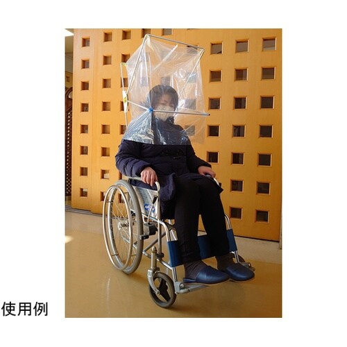 飛沫防止カバー 可変式ビニールテント型