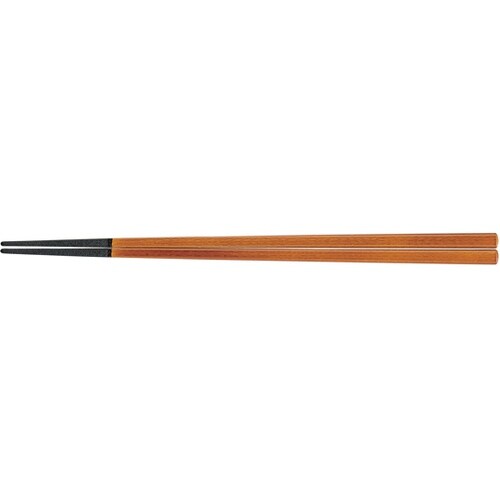 PBT22.5cm 四角木目箸 春慶塗