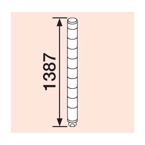 マルゼンシェルフ ポール 1387mm