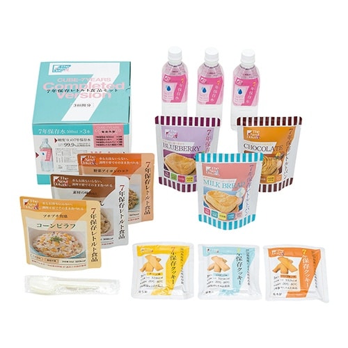7年保存レトルト食品セット CUBE−7