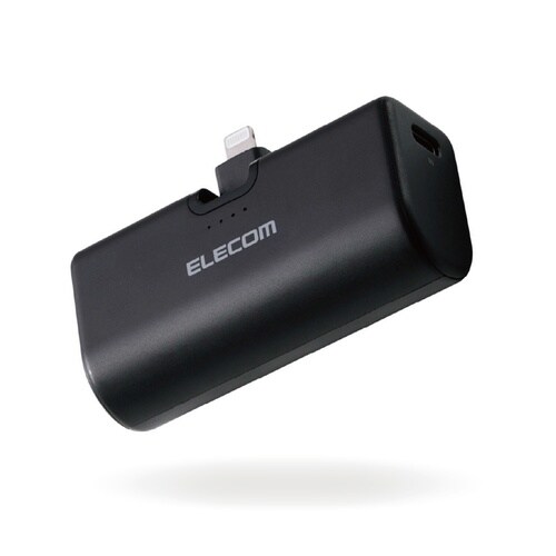 モバイルバッテリー5000mAh ライトニング 黒