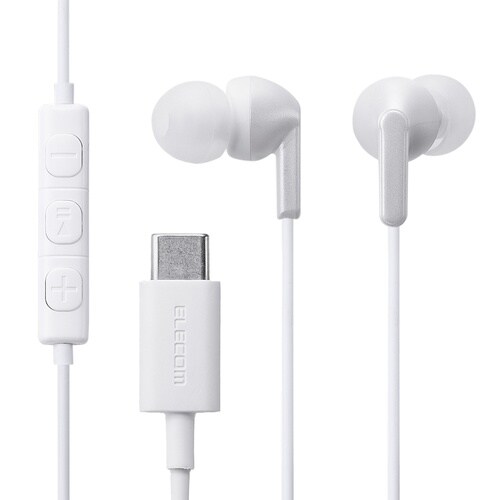 USB−Cイヤホン 有線 カナル型 DAC 白