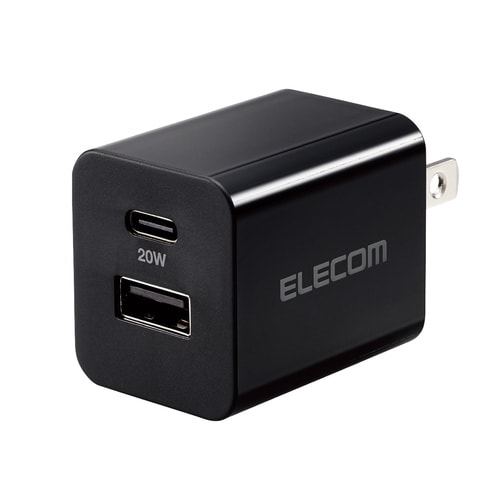 充電器 Type−C 20W 各種対応 ブラック