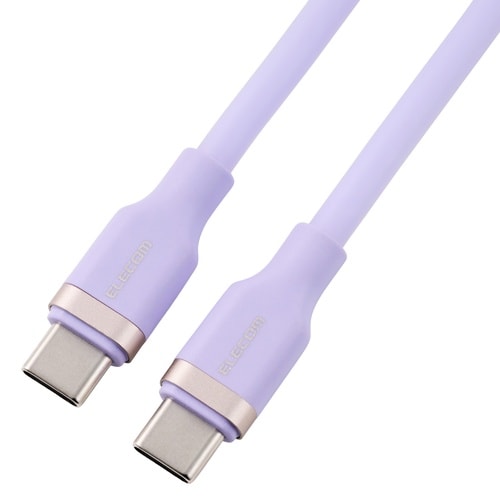USB−Cケーブル PD100W 1m 紫