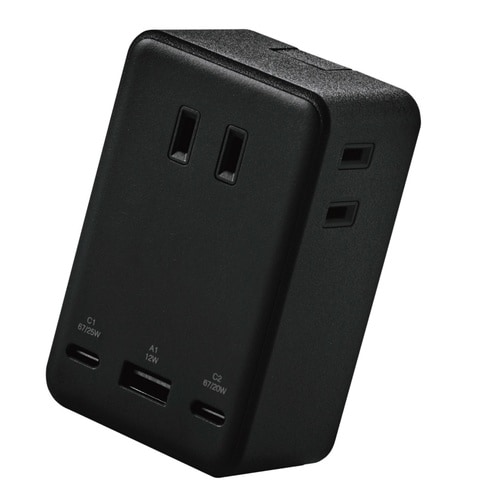 電源タップ コンセント×3 C×2 A×1